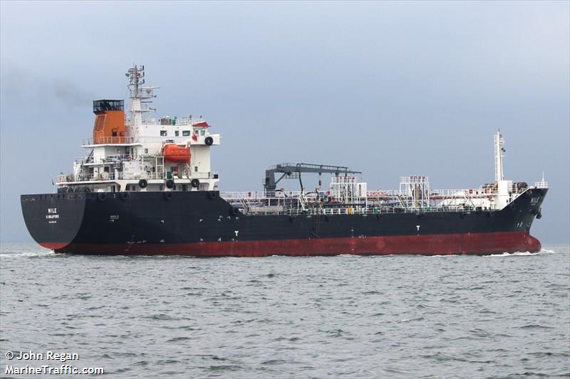nile (Oil Products Tanker) - IMO 9552745, MMSI 563243000, Call Sign 9V7700 under the flag of Singapore