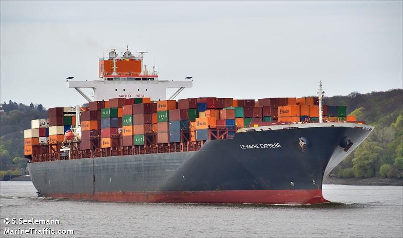 le havre express (Container Ship) - IMO 9332872, MMSI 636093082, Call Sign D5EY9 under the flag of Liberia