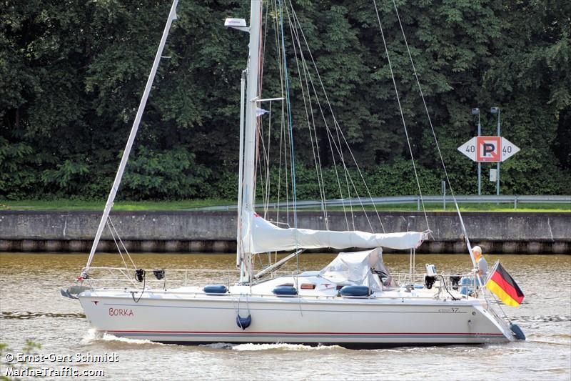 borka (Sailing vessel) - IMO , MMSI 211835170, Call Sign DG 8478 under the flag of Germany