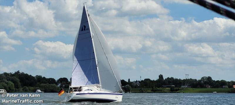 lilia (Sailing vessel) - IMO , MMSI 211839860, Call Sign DB3792 under the flag of Germany