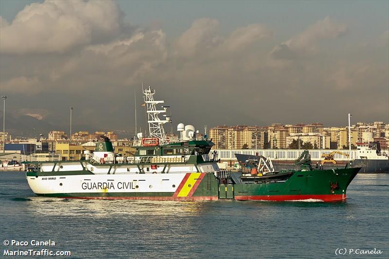 rio minho (Fishing Vessel) - IMO 8416035, MMSI 225364000, Call Sign ECNL under the flag of Spain