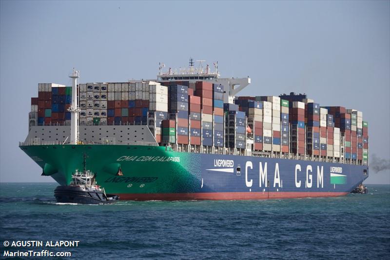 cma cgm galapagos (Container Ship) - IMO 9894997, MMSI 228410700, Call Sign FMPT under the flag of France