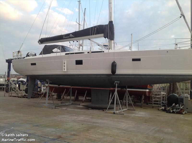 grey goose (Sailing vessel) - IMO , MMSI 235103337, Call Sign 2HFX6 under the flag of United Kingdom (UK)