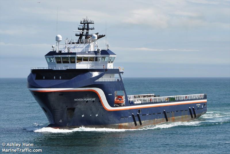 north purpose (Offshore Tug/Supply Ship) - IMO 9439462, MMSI 257491000, Call Sign LNHS3 under the flag of Norway