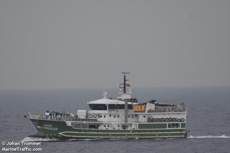 cinar kardesler (Fishing Vessel) - IMO 9937880, MMSI 271073517, Call Sign TCA6219 under the flag of Turkey