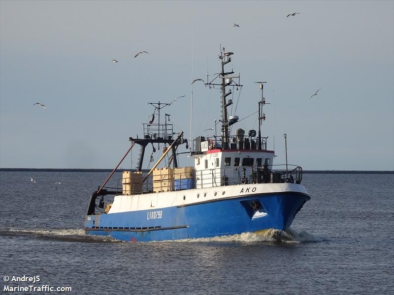 ako (Fishing Vessel) - IMO 9076715, MMSI 275230000, Call Sign YL2256 under the flag of Latvia
