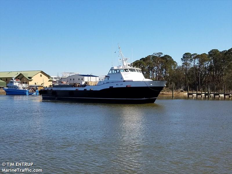 ms joy (Offshore Tug/Supply Ship) - IMO 8964240, MMSI 367094660, Call Sign WCY2036 under the flag of United States (USA)
