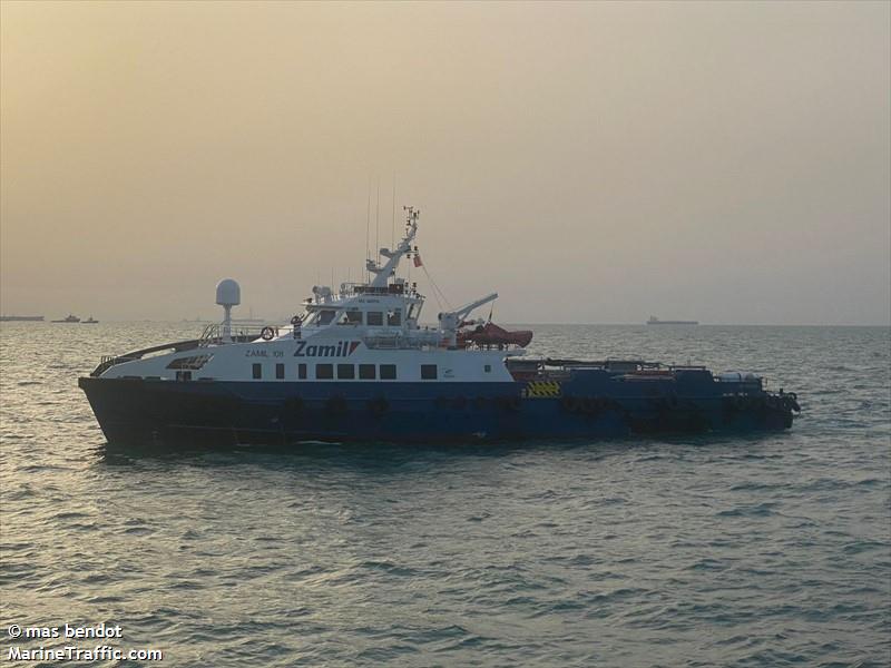 zamil 108 (Offshore Tug/Supply Ship) - IMO 9869796, MMSI 408993000, Call Sign A9D3548 under the flag of Bahrain