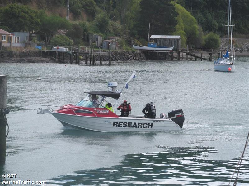 icarus (Pleasure craft) - IMO , MMSI 512000086, Call Sign ZMS8538 under the flag of New Zealand
