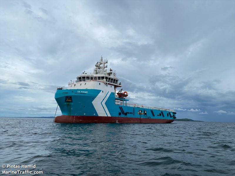 sk prime (Offshore Tug/Supply Ship) - IMO 9727895, MMSI 533180125, Call Sign 9MVF6 under the flag of Malaysia