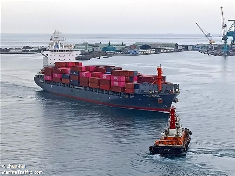 maersk valletta (Container Ship) - IMO 9833369, MMSI 563154500, Call Sign 9V7928 under the flag of Singapore