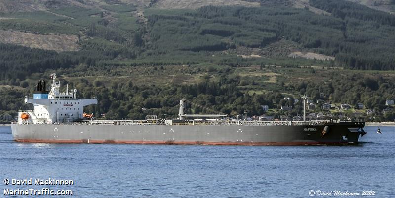 nafsika (Crude Oil Tanker) - IMO 9913511, MMSI 636021295, Call Sign 5LDG3 under the flag of Liberia