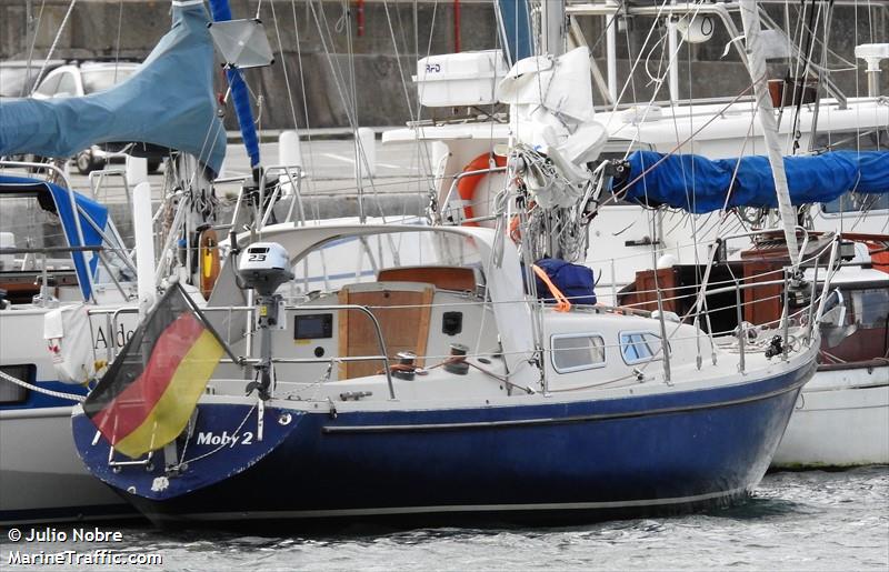 moby 2 (Pleasure craft) - IMO , MMSI 211616470, Call Sign DG5175 under the flag of Germany