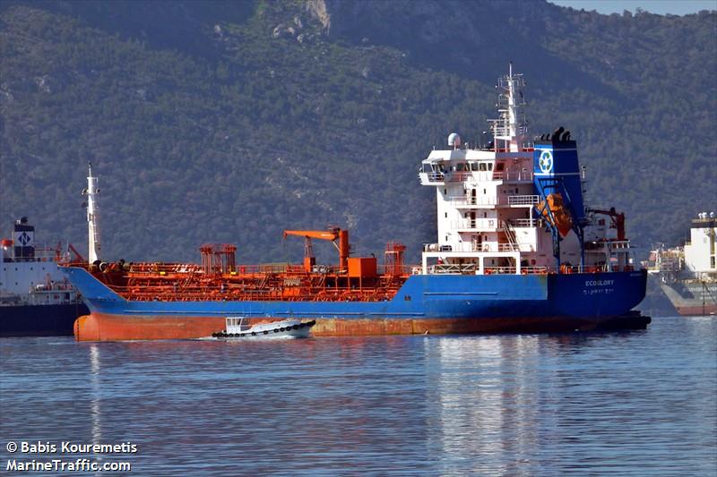 ecoglory (Chemical/Oil Products Tanker) - IMO 9260407, MMSI 236739000, Call Sign ZDSB8 under the flag of Gibraltar