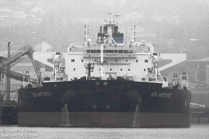 sea amethyst (Crude Oil Tanker) - IMO 9920693, MMSI 241778000, Call Sign SVDO2 under the flag of Greece