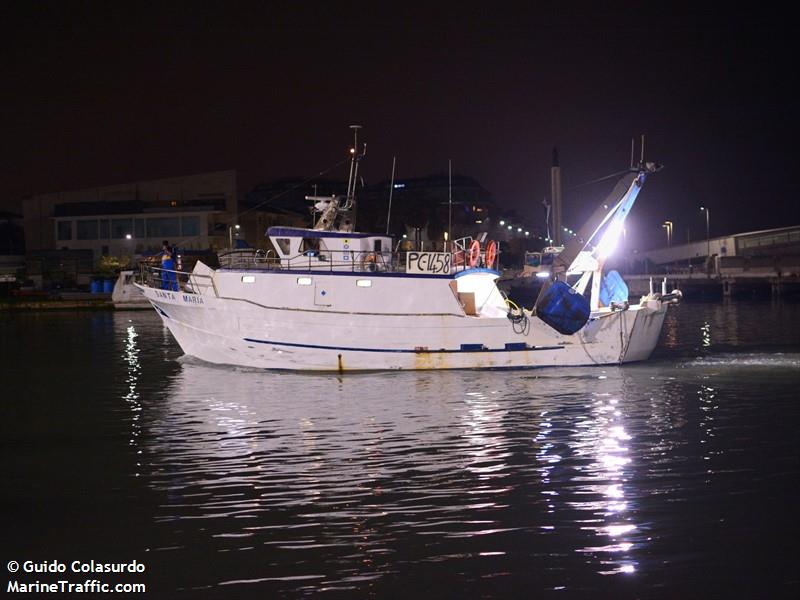 santa-maria (Fishing vessel) - IMO , MMSI 247121930, Call Sign IMWP under the flag of Italy