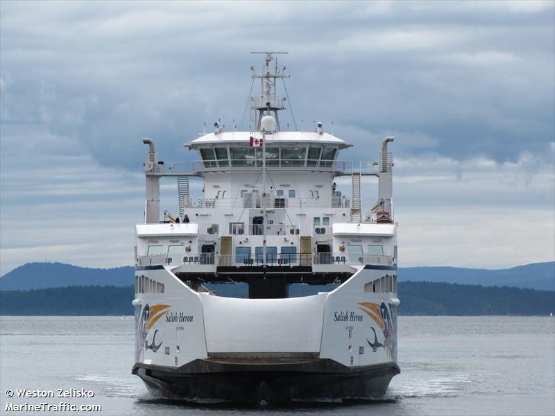 salish heron (Passenger/Ro-Ro Cargo Ship) - IMO 9905746, MMSI 316047943, Call Sign CFA3580 under the flag of Canada