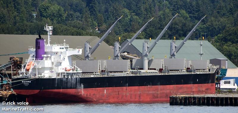 wisteria (Bulk Carrier) - IMO 9919565, MMSI 352001171, Call Sign 3E3436 under the flag of Panama