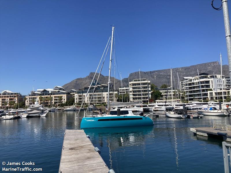 umoya (Sailing vessel) - IMO , MMSI 386233820, Call Sign WDM7416