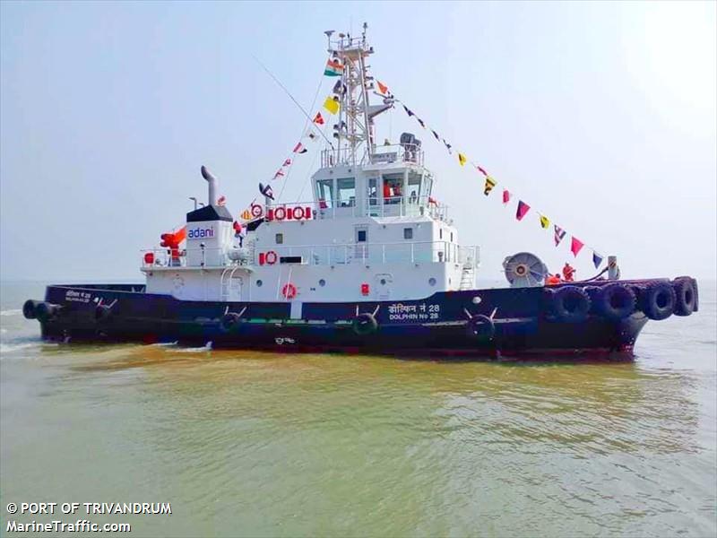 dolphin no28 (Tug) - IMO 9876012, MMSI 419001489, Call Sign VTEJ under the flag of India