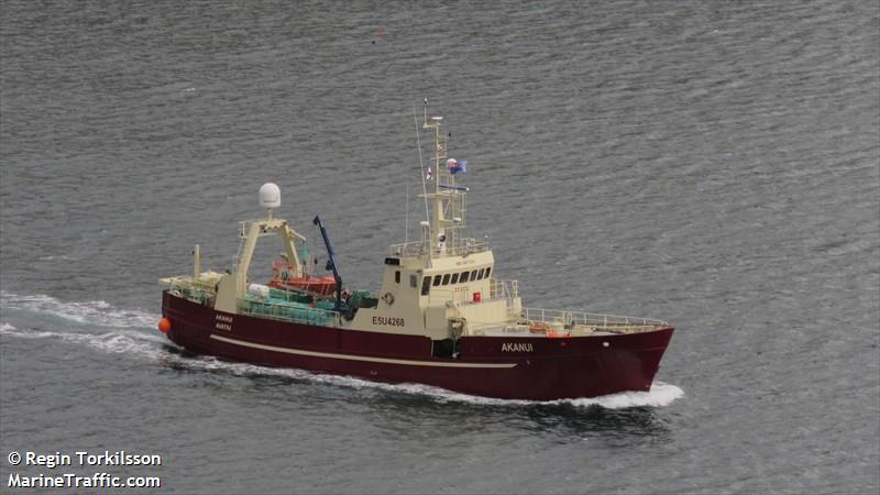 akanui (Fishing Vessel) - IMO 5417210, MMSI 518998288, Call Sign E5U4268 under the flag of Cook Islands