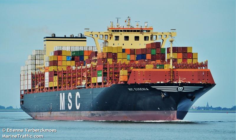msc eugenia (Container Ship) - IMO 9785469, MMSI 636021363, Call Sign 5LDP2 under the flag of Liberia