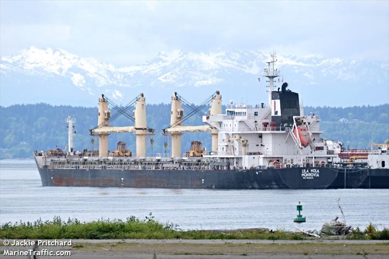 lila nola (Bulk Carrier) - IMO 9621041, MMSI 636021611, Call Sign 5LEU8 under the flag of Liberia