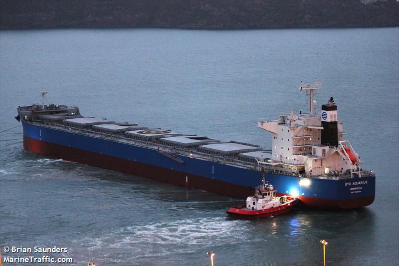 etg aquarius (Bulk Carrier) - IMO 9928384, MMSI 636021625, Call Sign 5LEW7 under the flag of Liberia