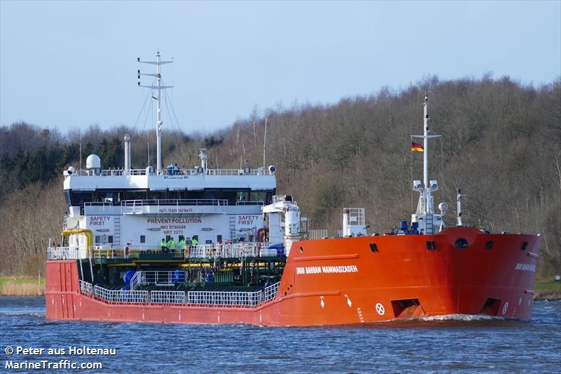i.b. mammadzadeh (Chemical/Oil Products Tanker) - IMO 9736688, MMSI 636093084, Call Sign 5LET8 under the flag of Liberia