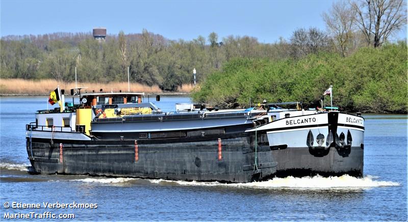 belcanto (Cargo ship) - IMO , MMSI 205318590, Call Sign OT3185 under the flag of Belgium