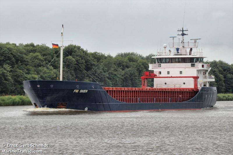 fri skien (General Cargo Ship) - IMO 9148192, MMSI 209297000, Call Sign 5BFF4 under the flag of Cyprus