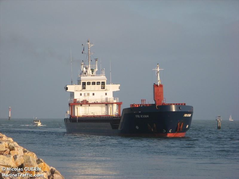 fri kvam (General Cargo Ship) - IMO 9211078, MMSI 210935000, Call Sign 5BAG4 under the flag of Cyprus