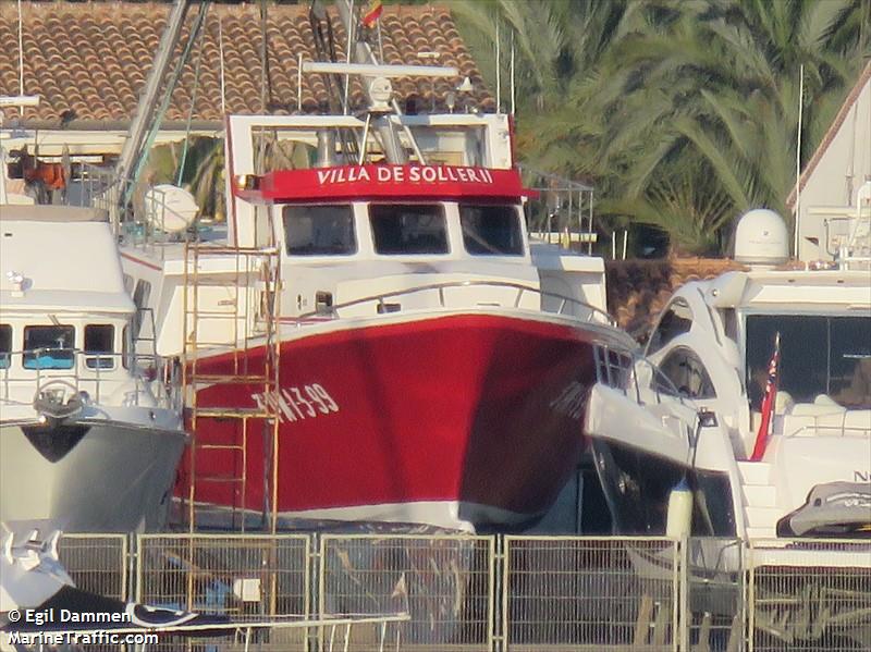 villa soller segundo (Fishing vessel) - IMO , MMSI 224066890, Call Sign EA4029 under the flag of Spain
