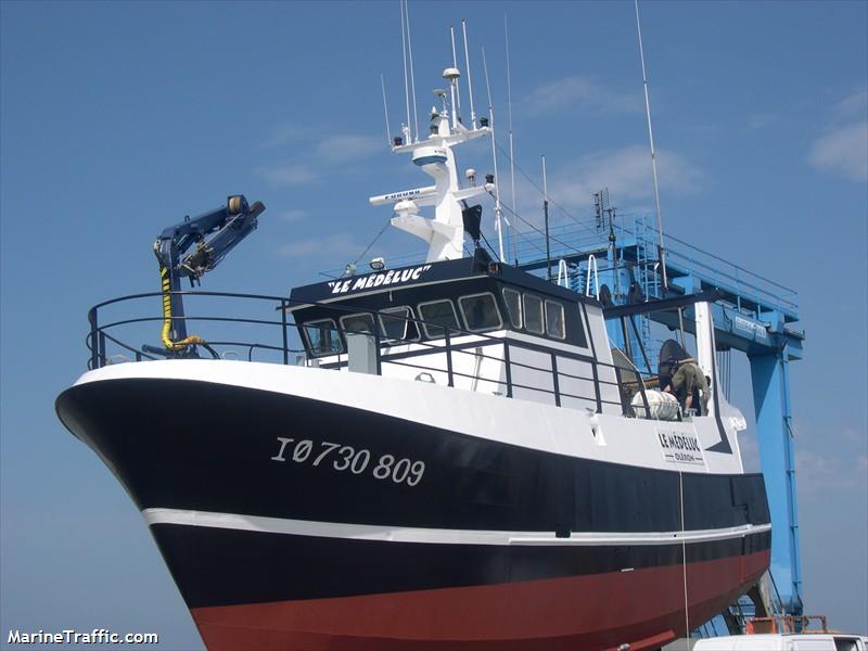 fv le medeluc (Fishing vessel) - IMO , MMSI 228113000, Call Sign FGRM under the flag of France