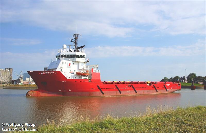 fs balmoral (Offshore Tug/Supply Ship) - IMO 9402330, MMSI 232007020, Call Sign MATE6 under the flag of United Kingdom (UK)