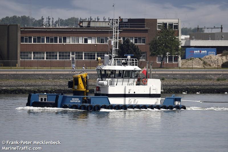 severn supporter (Utility Vessel) - IMO 9868534, MMSI 232026951, Call Sign MHBD6 under the flag of United Kingdom (UK)