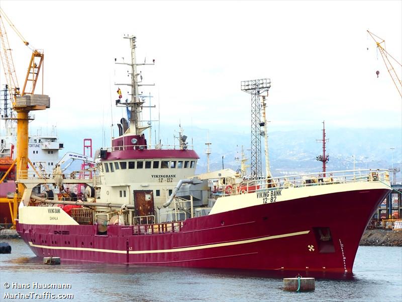vikingbank (Fishing Vessel) - IMO 7713008, MMSI 242138100, Call Sign CNA4694 under the flag of Morocco