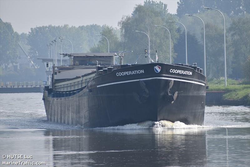 cooperation (Cargo ship) - IMO , MMSI 244630388, Call Sign PH8338 under the flag of Netherlands