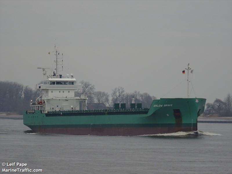 arklow brave (General Cargo Ship) - IMO 9638800, MMSI 244730944, Call Sign PBPR under the flag of Netherlands