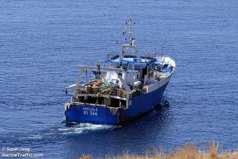 grecale (Fishing Vessel) - IMO 8692471, MMSI 247302190, Call Sign IICJ2 under the flag of Italy