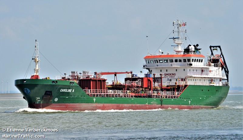 caroline a (Chemical/Oil Products Tanker) - IMO 9570565, MMSI 247353200, Call Sign IBGF under the flag of Italy