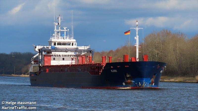 klara (General Cargo Ship) - IMO 9507130, MMSI 248971000, Call Sign 9HA4892 under the flag of Malta