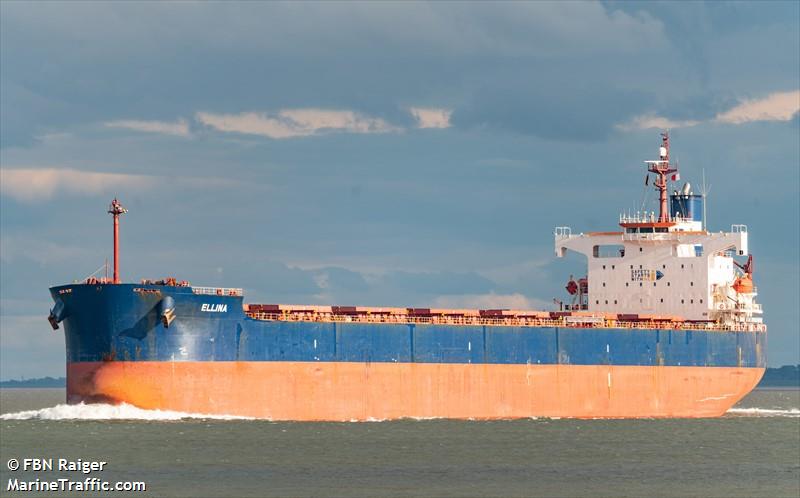 ellina (Bulk Carrier) - IMO 9398668, MMSI 249469000, Call Sign 9HSW9 under the flag of Malta