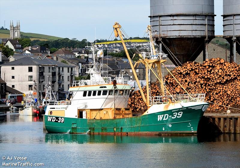 bridget carmel (Fishing vessel) - IMO , MMSI 250000223, Call Sign EI2944 under the flag of Ireland