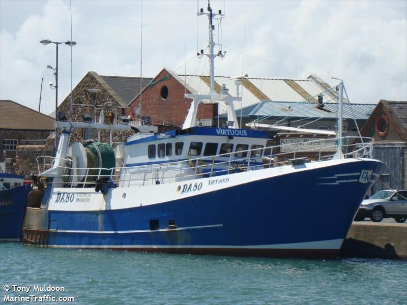fv virtuous (Fishing vessel) - IMO , MMSI 250001166, Call Sign EIDC6 under the flag of Ireland