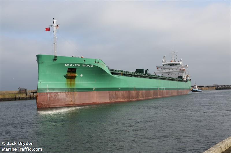 arklow wood (General Cargo Ship) - IMO 9818967, MMSI 250005932, Call Sign EIWT5 under the flag of Ireland