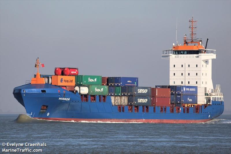 mirror (Container Ship) - IMO 9328041, MMSI 255805842, Call Sign CQBN under the flag of Madeira