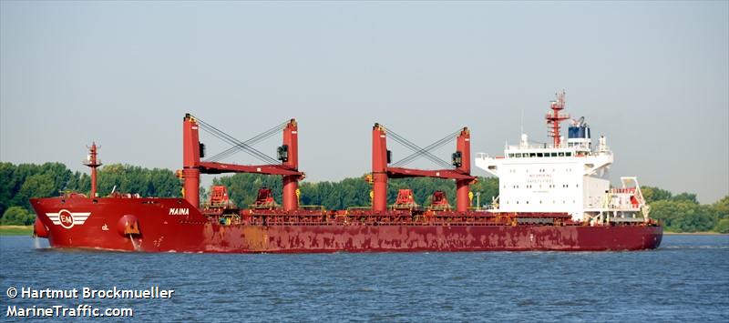 mv maina (Bulk Carrier) - IMO 9699892, MMSI 256112000, Call Sign 9HA3821 under the flag of Malta