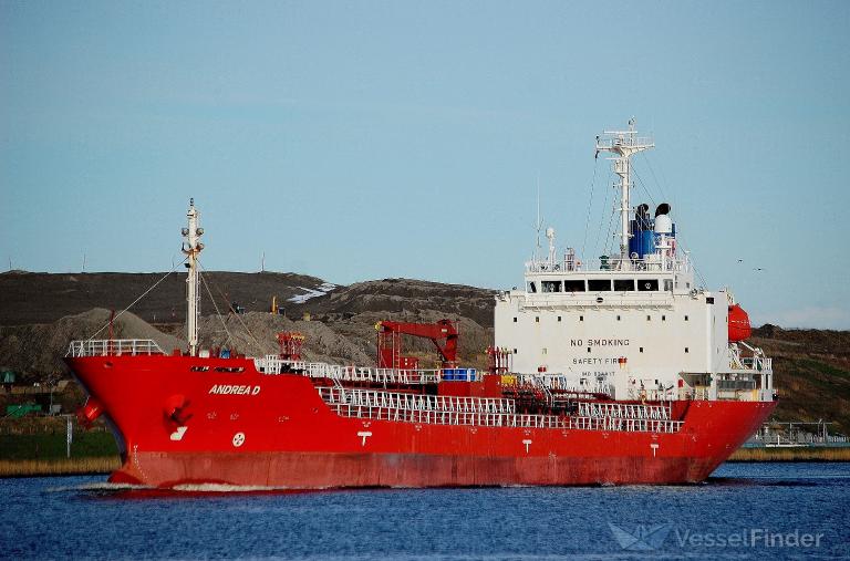 andrea d (Chemical/Oil Products Tanker) - IMO 9344174, MMSI 256442000, Call Sign 9HA3915 under the flag of Malta