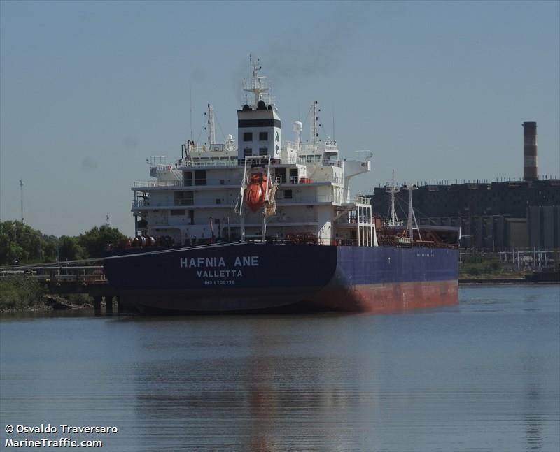 hafnia ane (Chemical/Oil Products Tanker) - IMO 9709776, MMSI 256465000, Call Sign 9HA3922 under the flag of Malta